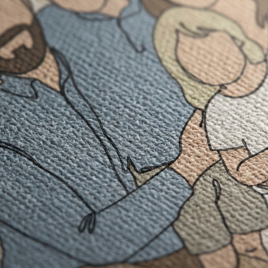 Family Line Canvas