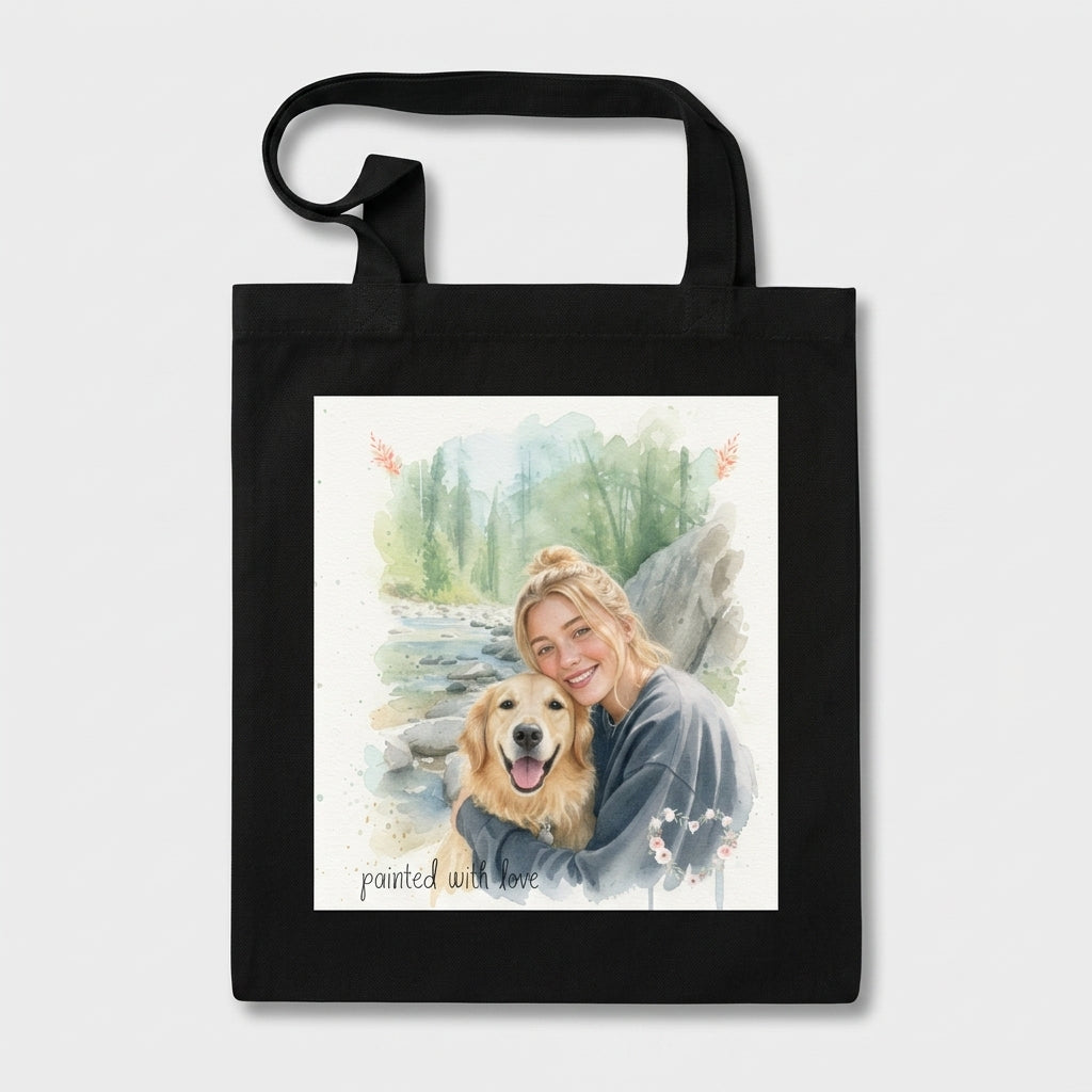 Watercolor Everyday Tote Bag
