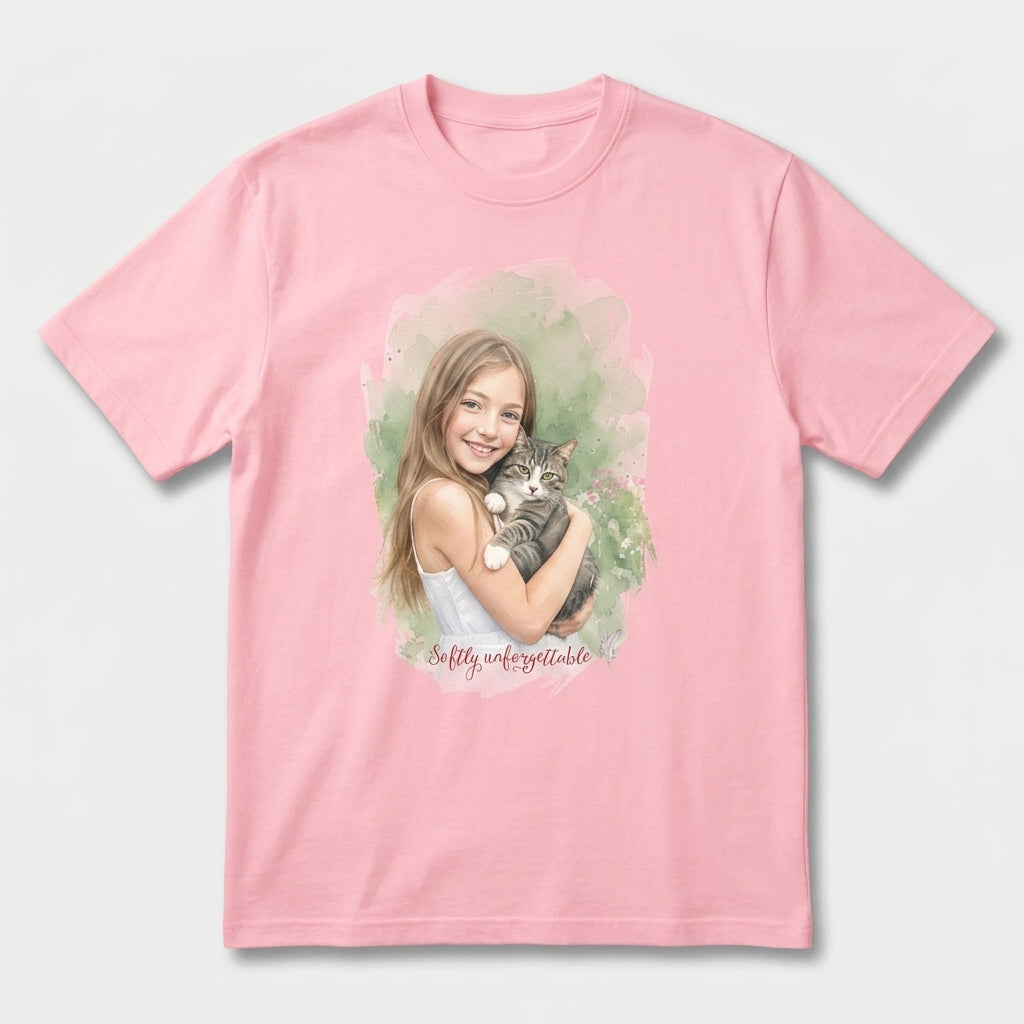 Watercolor Soft Portrait T Shirt