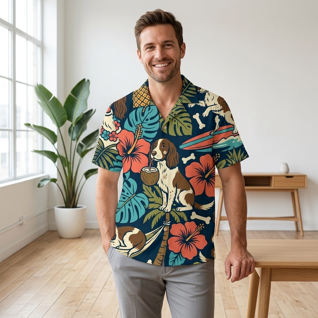 Hawaiian Shirt Aloha Dog room