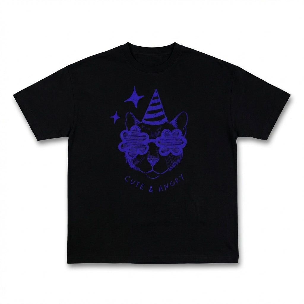 Cute & Angry Cat Tee