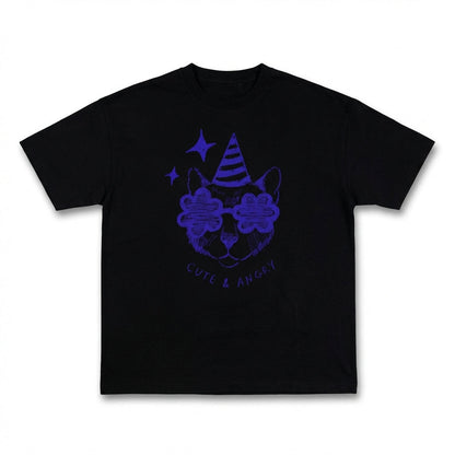 Cute & Angry Cat Tee