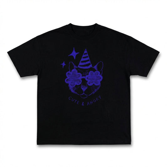 Cute & Angry Cat Tee