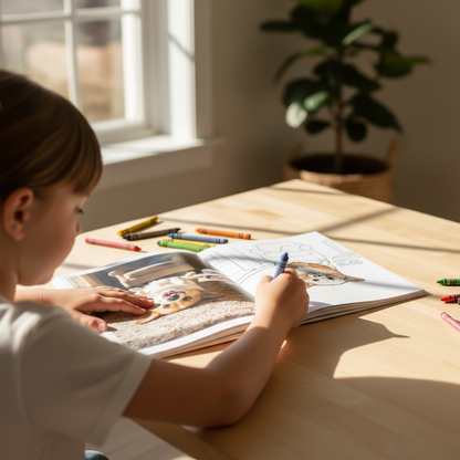 Coloring Book: Moments in Lines