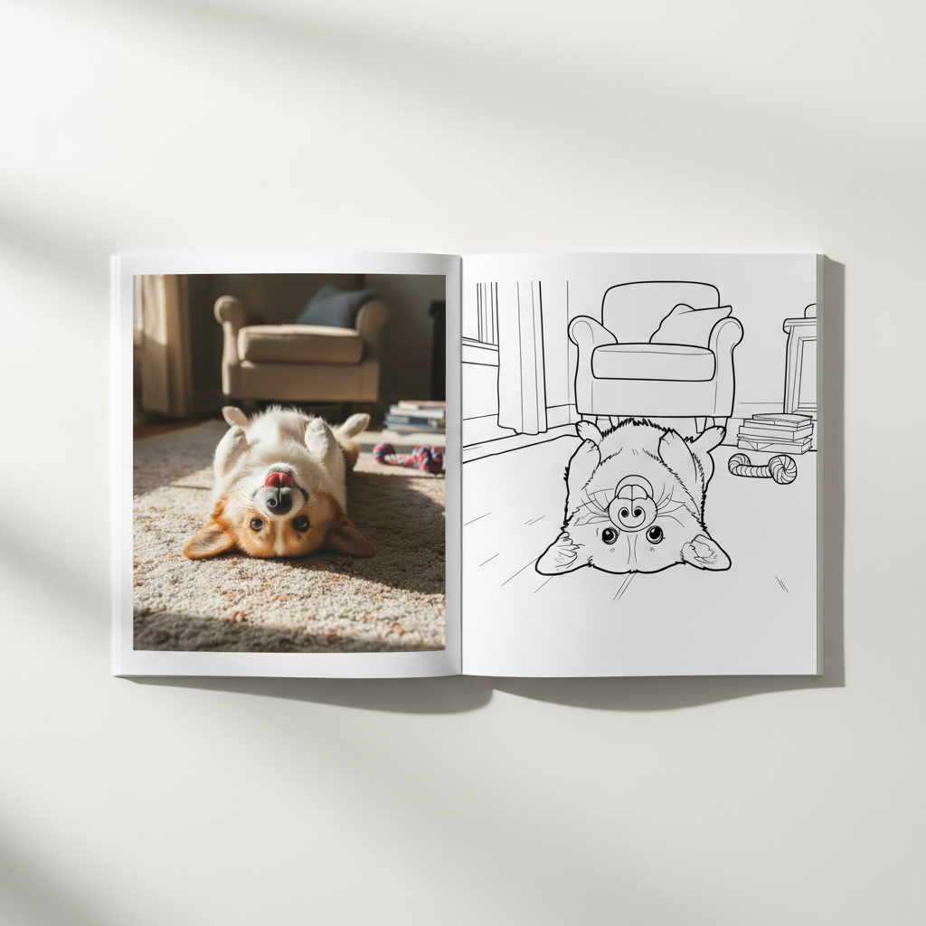 Coloring Book: Moments in Lines