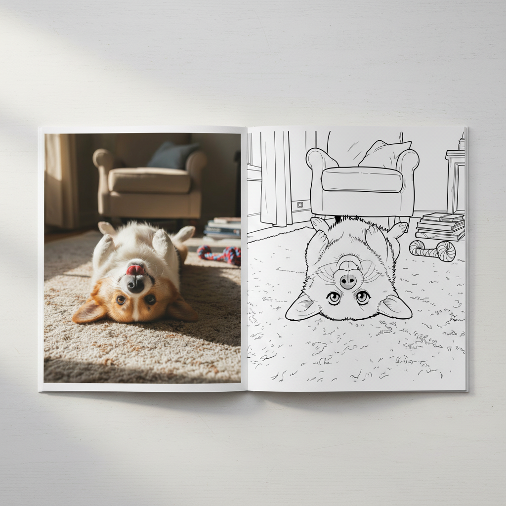 Coloring Book: Moments in Lines
