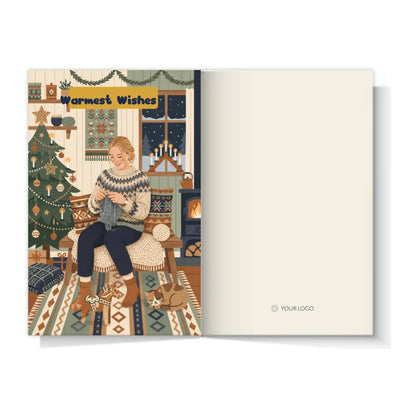 Christmas Scandi Flat open