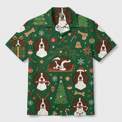 Hawaiian Shirt Christmas Dog studio