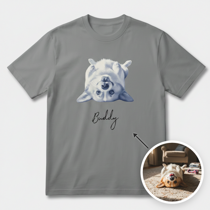 Pet Name Line T-shirt