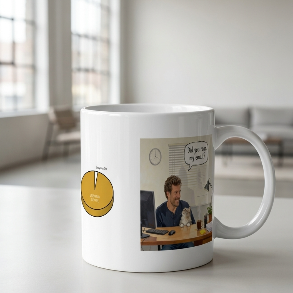 Peeking Boss Mug
