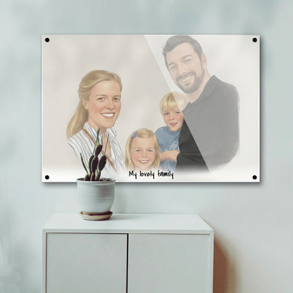 My Lovely Family Acrylic