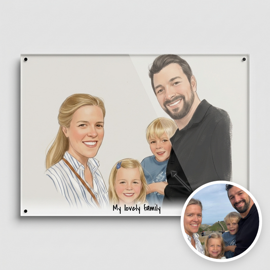 My Lovely Family Acrylic