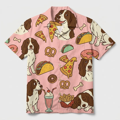 Hawaiian Shirt Diner Dog studio