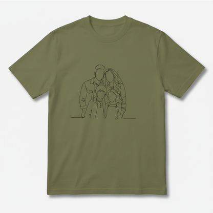 Blank Face Family T-shirt