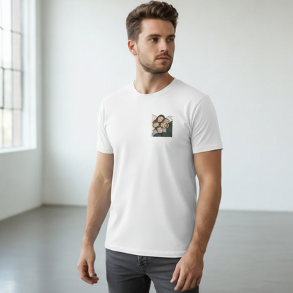 Pocket Cartoon Family T-shirt