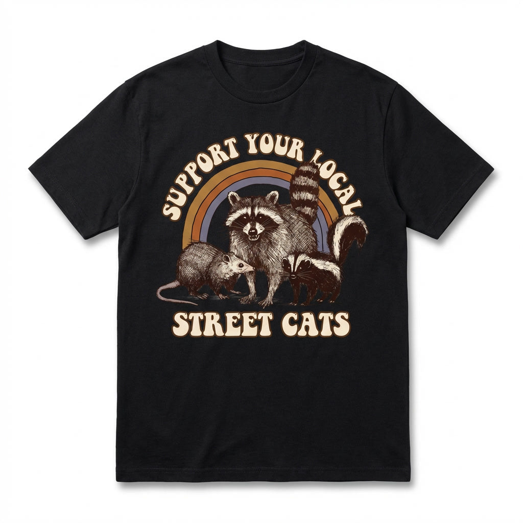Local Street Cats Retro Tee