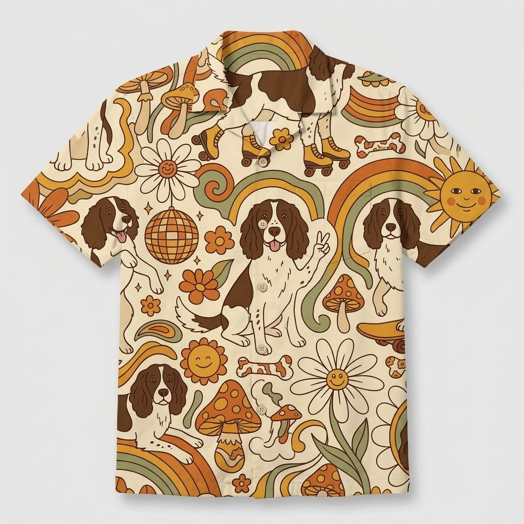 Hawaiian Shirt Groovy Dog studio