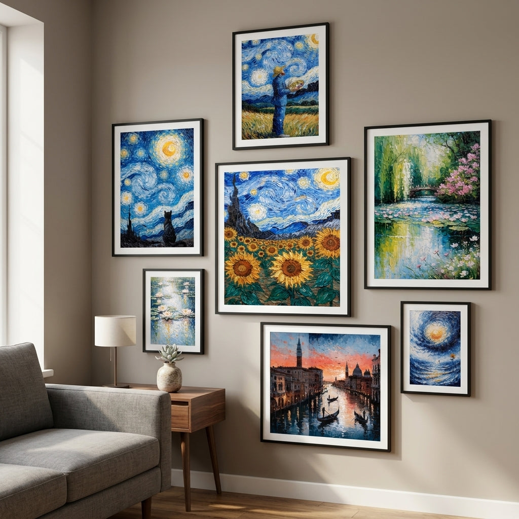 World of Impresionists Framed  Poster - Gallery of Inspiration