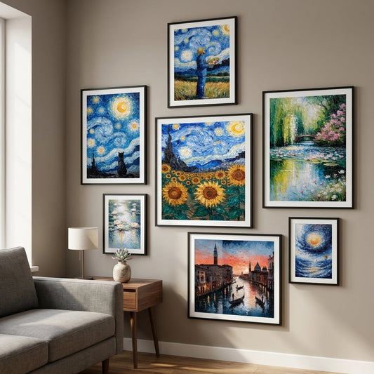 World of Impresionists Framed  Poster - Gallery of Inspiration
