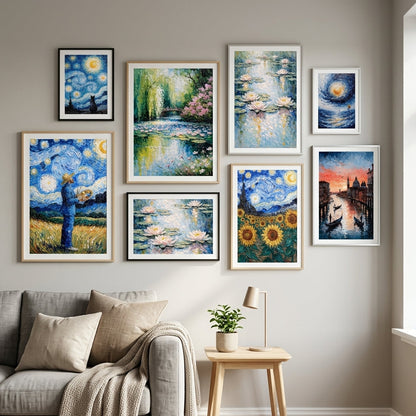 World of Impresionists Framed  Poster - Gallery of Inspiration