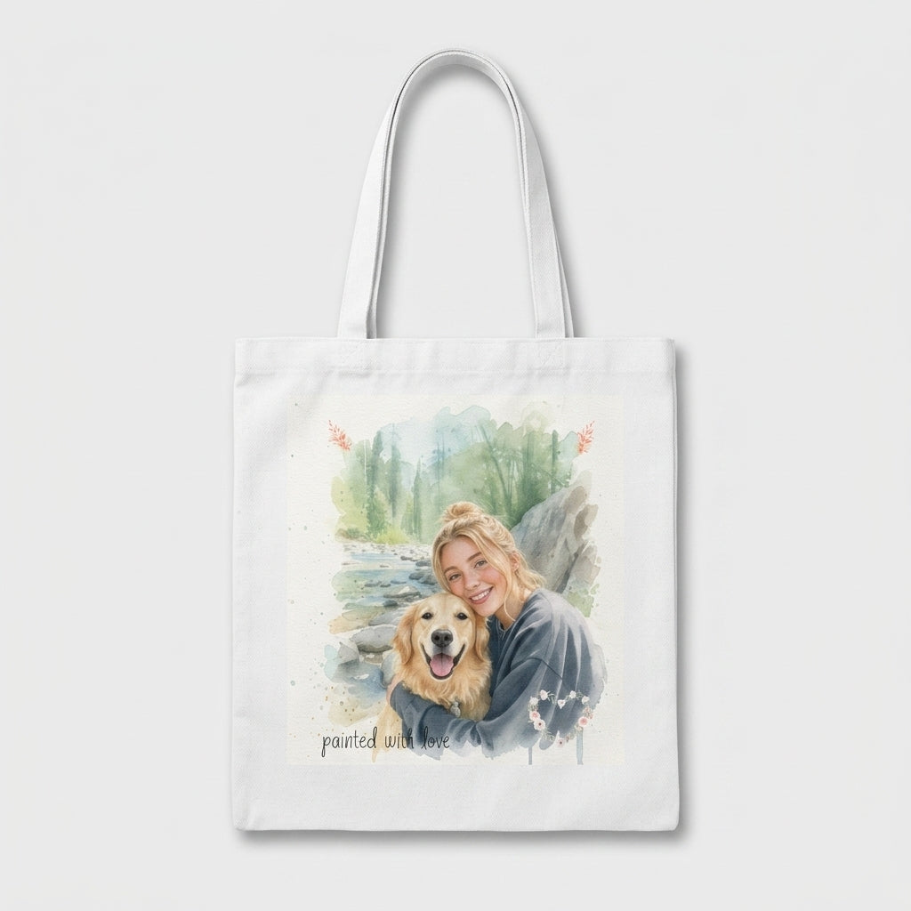Watercolor Everyday Tote Bag