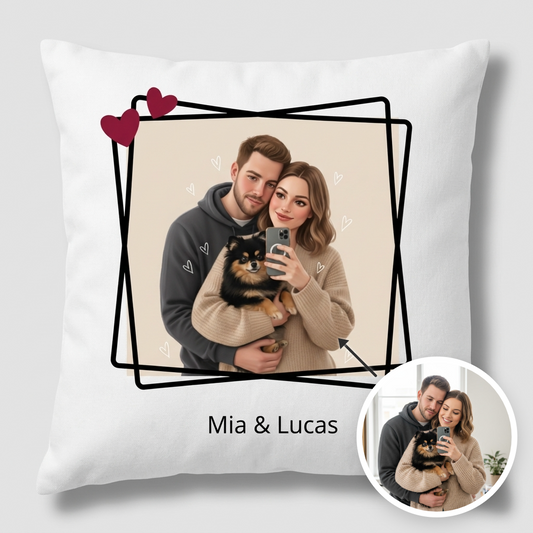 Personalized Couple Pillow