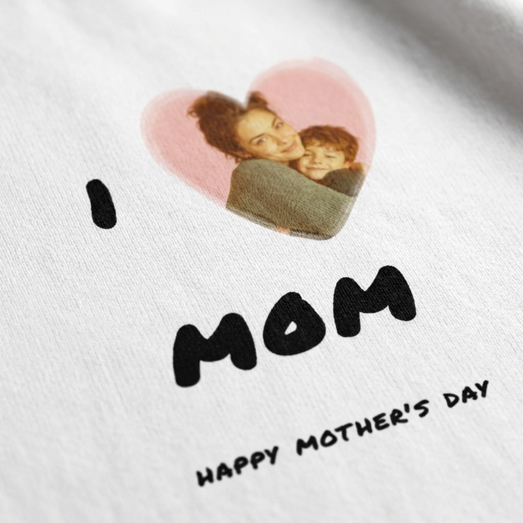 I Love Mom Heart T-shirt