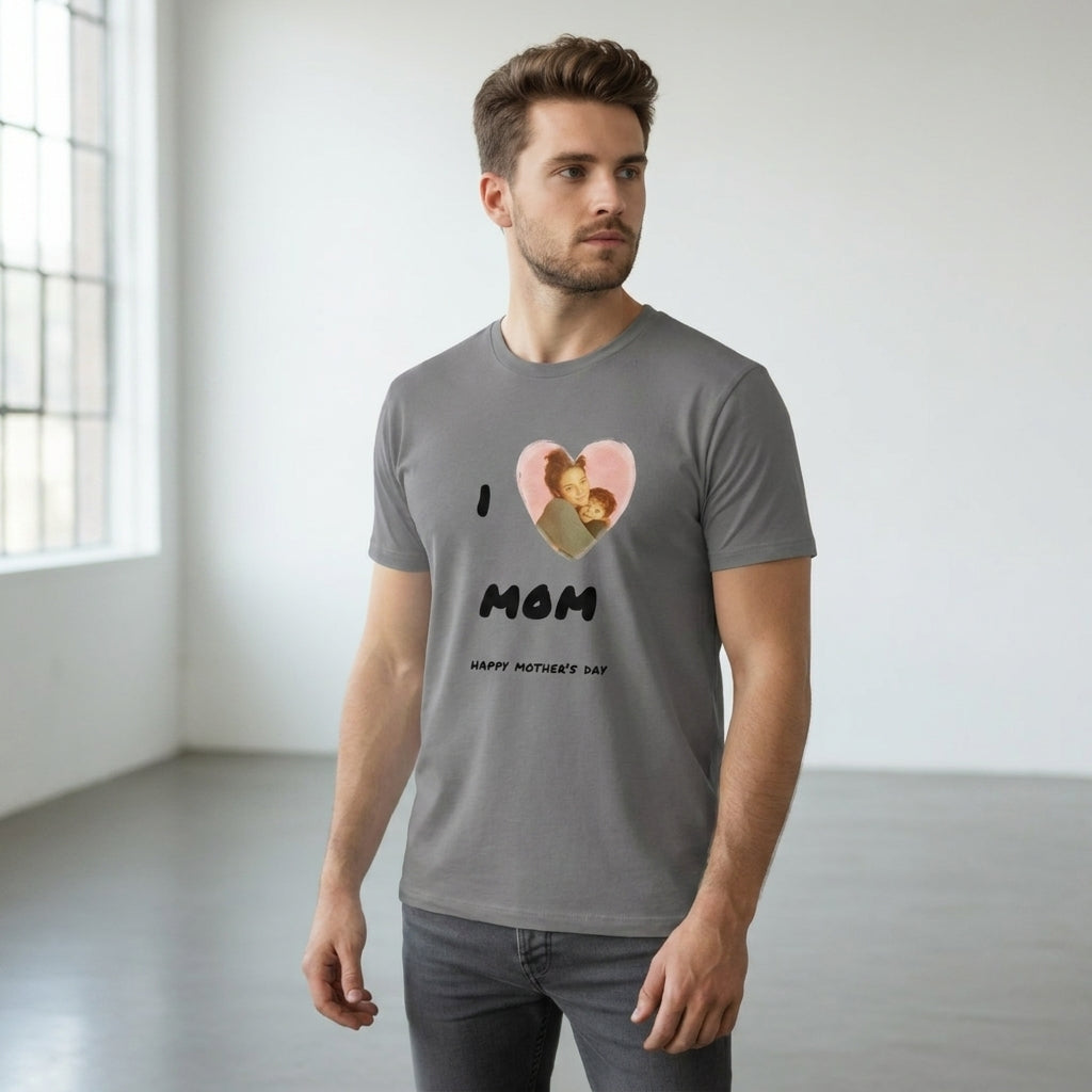 I Love Mom Heart T-shirt