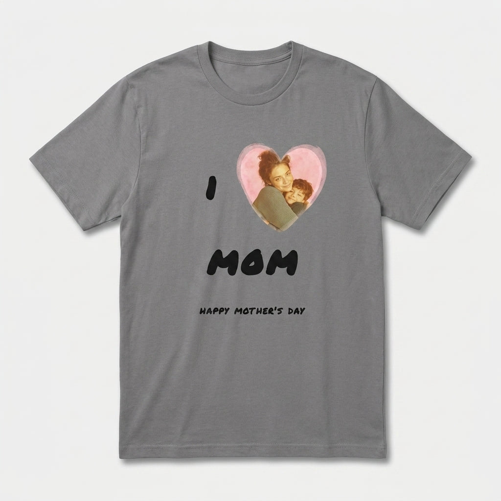I Love Mom Heart T-shirt