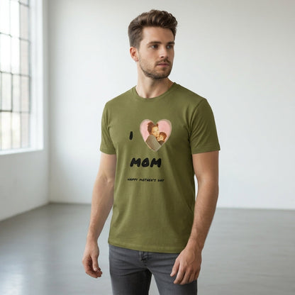 I Love Mom Heart T-shirt