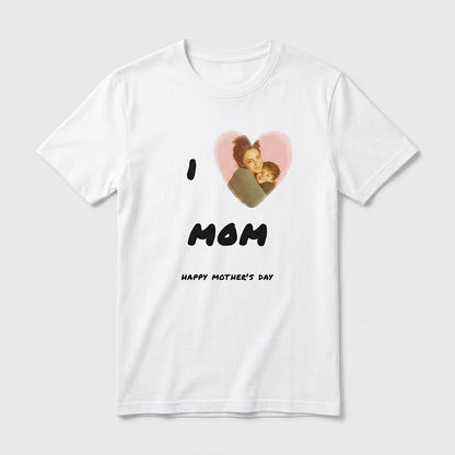I Love Mom Heart T-shirt