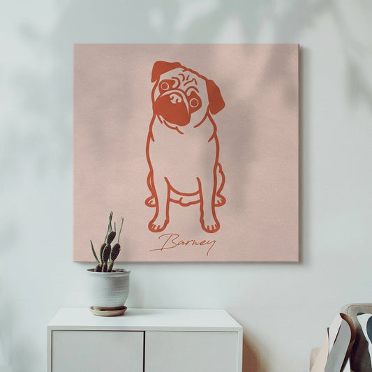 Colorful Bold Pet Canvas