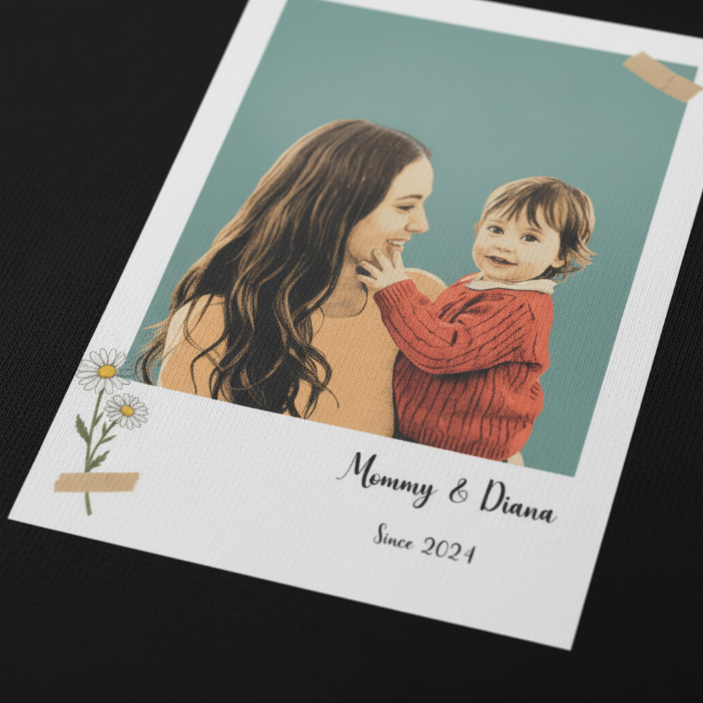 Mommy Polaroid Tshirt