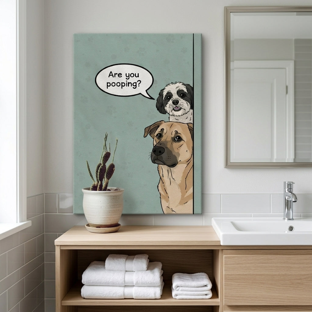 Peek Around Canvas