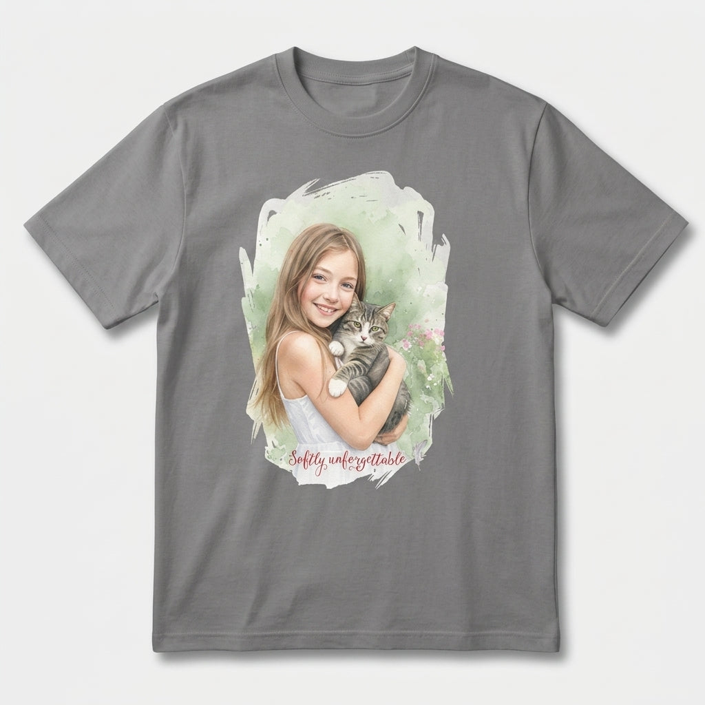 Watercolor Soft Portrait T Shirt