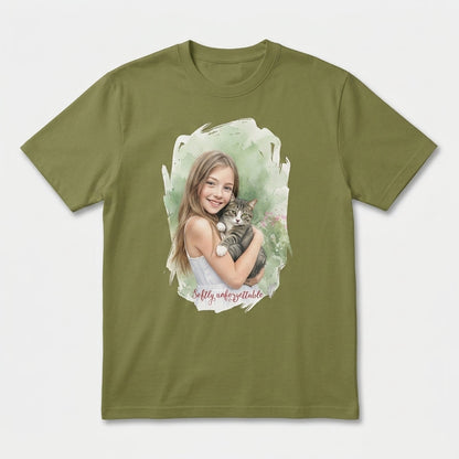 Watercolor Soft Portrait T Shirt