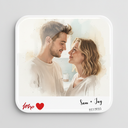 Valentine Polaroid Magnet
